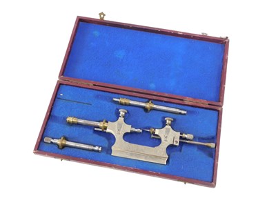 Lot 727 - A watchmakers pivoting tool, stamped Made in...