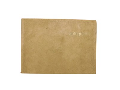 Lot 745 - An autograph album, containing the signatures...