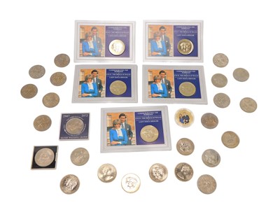 Lot 747 - A large quantity of commemorative nickel...
