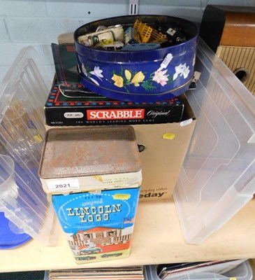 Lot 2021 - A quantity of playworn diecast toy cars, board...