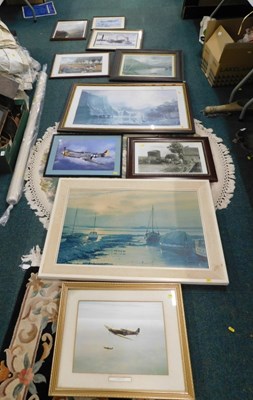 Lot 2055 - Various framed pictures and prints, to include...