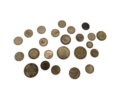 Lot 765 - Pre 1946 silver coins, approx 100g.