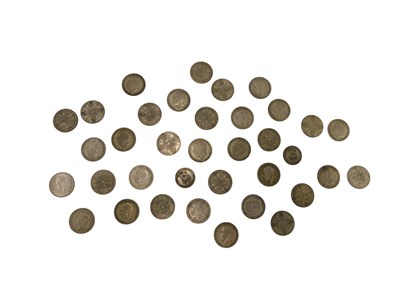 Lot 770 - A quantity of part silver two shilling coins.