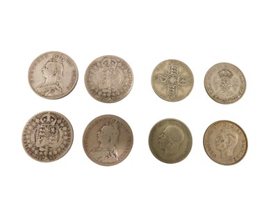Lot 773 - Various Victoria and later silver florins.