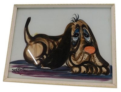 Lot 803 - Beccafichi. Portrait of a dog, reverse...