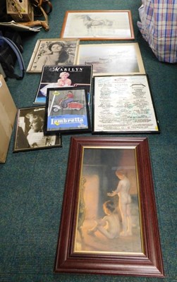 Lot 2085 - Various pictures and prints, including framed...