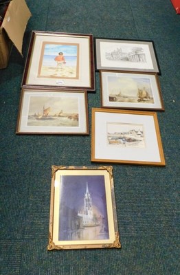 Lot 2088 - Various framed pictures and prints, including...
