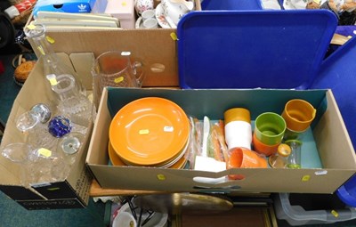 Lot 2120 - Housewares, to include decanters and a...