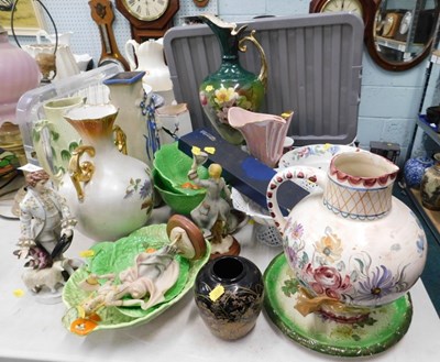Lot 2175 - Ceramics and housewares, including figurine of...