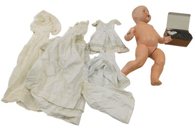 Lot 622 - An Armand Marseilles bisque headed doll,...
