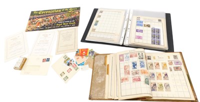 Lot 935 - A quantity of GB and European stamps, two...