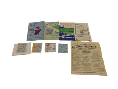 Lot 947 - A programme for the FA Cup Final 1947 between...