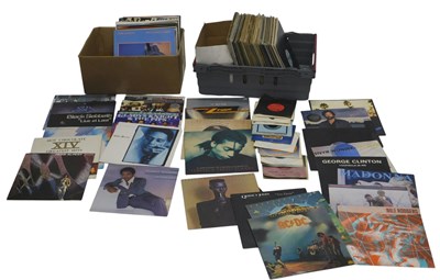 Lot 1012 - LP records and singles, to include David Bowie,...
