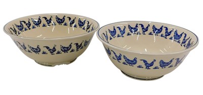 Lot 967 - Two Emma Bridgewater bowls, stencil decorated...