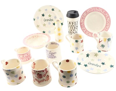 Lot 1023 - A group of Emma Bridgewater pottery, to...