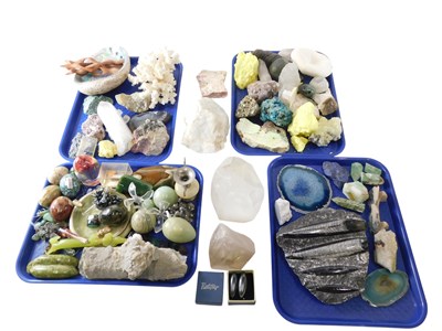 Lot 1027 - A group of polished and unpolished rock...