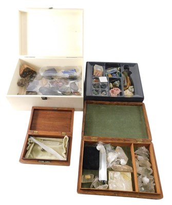 Lot 1028 - A group of raw uncut polished and other...