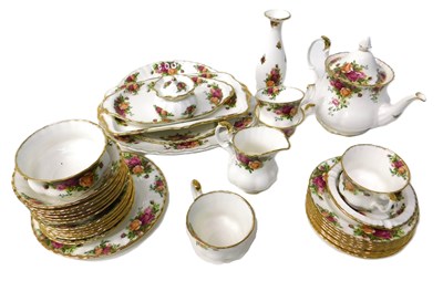 Lot 1029 - A Royal Albert Old Country Roses pattern part...