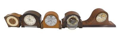 Lot 1035 - A group of mantel clocks, to include an early...