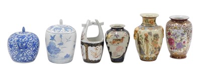 Lot 1038 - A group of late 20thC Oriental ceramics, to...