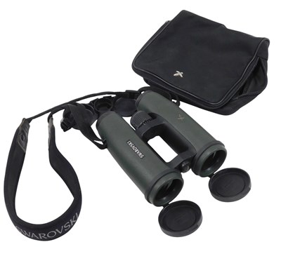 Lot 982 - A pair of Swarovski green and black binoculars,...