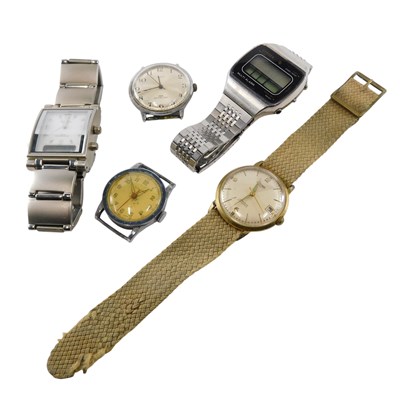 Lot 695 - Gentlemens wristwatches, including Timex,...