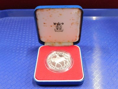 Lot 2263 - A Royal Mint Elizabeth II 1977 silver proof...