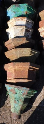Lot 1222 - A group of cast iron drain hoppers.