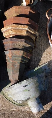 Lot 1223 - A group of cast iron drain hoppers.