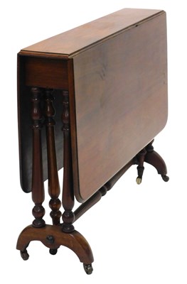 Lot 1119 - A late Victorian mahogany Sutherland table, on...