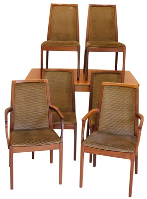 Lot 1129 - A Nathan teak extending dining table, on...