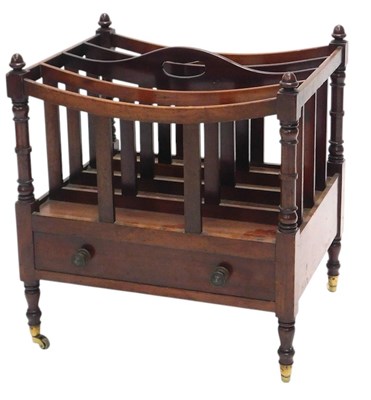 Lot 818 - A late Victorian mahogany four division...