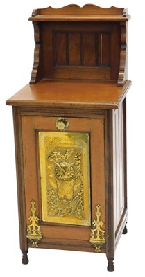 Lot 1185 - An unusual late 19thC walnut coal purdonium,...