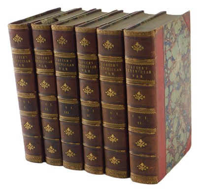 Lot 425 - Binding.- Napier (W.P.F) History of the War in...