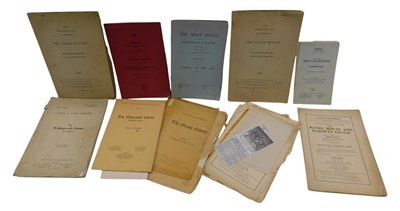 Lot 552 - Nottinghamshire.- a small group of auction...