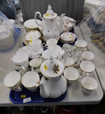 Lot 2123 - Part tea wares, to include Argyle, Duchess, etc.