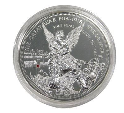 Lot 343 - A WWI Armistice centenary five crown...