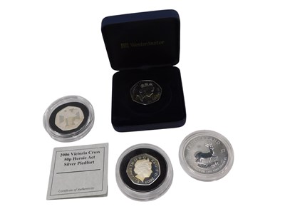 Lot 379 - A 2006 Victoria cross fifty pence heroic act...