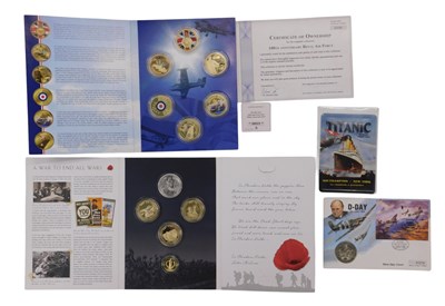 Lot 490 - A collection of five medallions, issued by The...