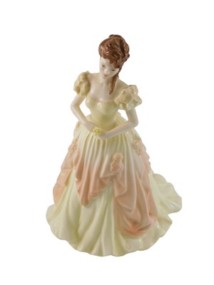 Lot 856 - A Coalport porcelain figure, Karen, figure of...