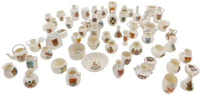 Lot 972 - A quantity of crested china, to include Goss...