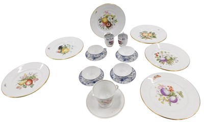 Lot 975 - Six Bing and Grondahl hand painted plates by...