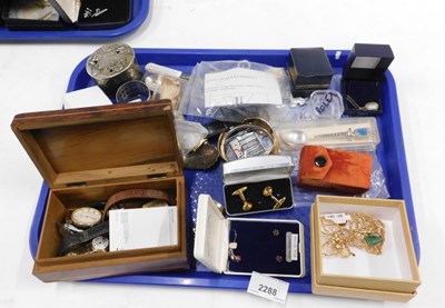 Lot 2288 - Miscellaneous costume jewellery, to include...