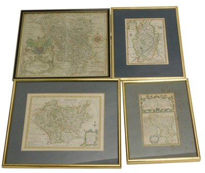 Lot 482 - A collection of small 18thC and later maps,...