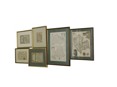 Lot 806e - Various 18thC and later small maps, to include...