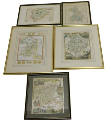 Lot 806f - A small county map of Rutlandshire, two maps...
