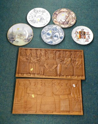 Lot 2154A - Collector plates, to include The Colossus of...