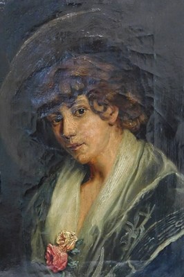 Lot 20 - 19thC British School. Head and shoulders...