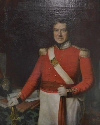 Lot 25 - 19thC British School. Portrait of a Military...