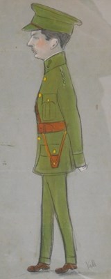 Lot 31 - Early 20thC School. Caricature of a military...